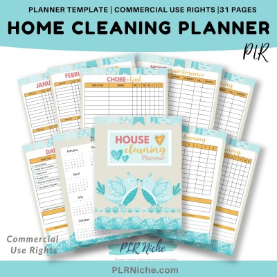 House Cleaning Planner PLR Template