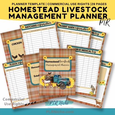 Homestead Livestock Management Planner PLR