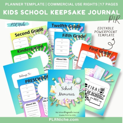 Kids Keepsake Journal PLR