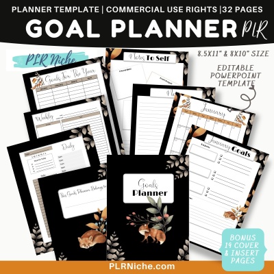 Goals Planner PLR