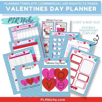 Valentines Day Planner Template