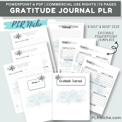 Gratitude Journal PLR