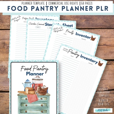 Food Pantry Planner PLR