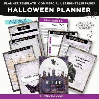 Halloween Planner PLR