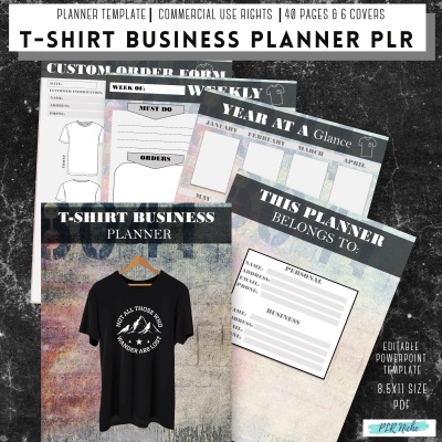 T-Shirt Business Planner PLR