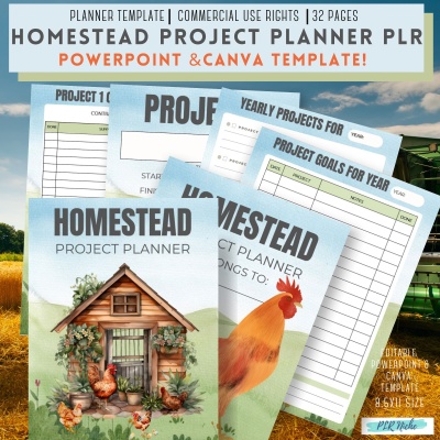 Homestead Project Planner PLR