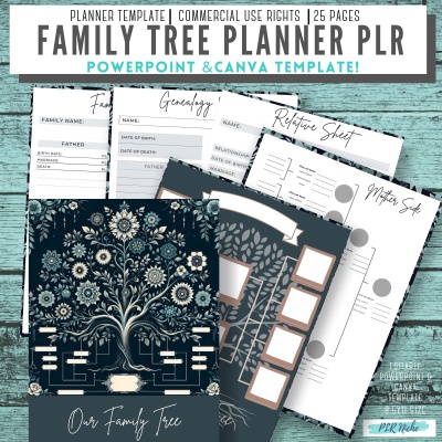 Family Tree Planner PLR