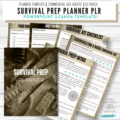 Survival Prep Planner PLR