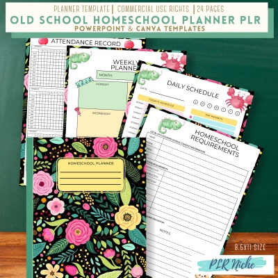 Old School Homeschool Planner PLR