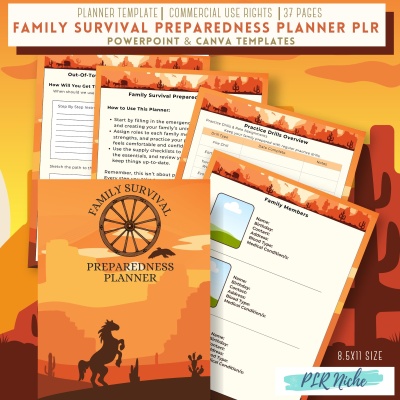 Family Survival Preparedness Planner PLR