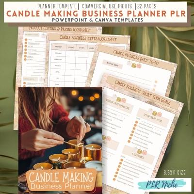 Candle Making Business Planner PLR