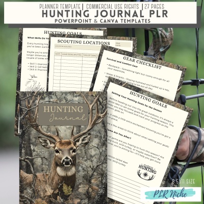 Hunting Journal PLR