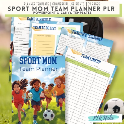 Sports Mom Team Planner PLR