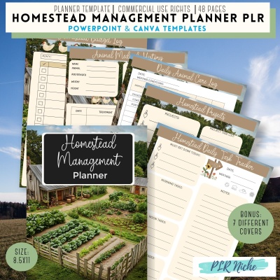 Homestead Management Planner PLR