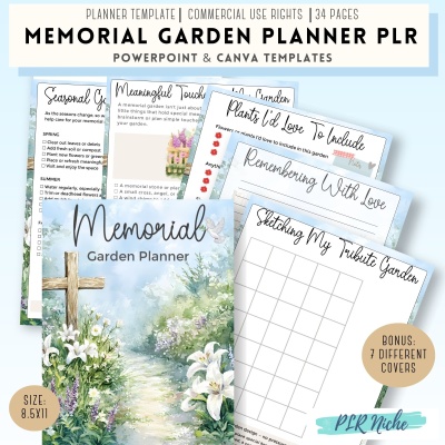 Memorial Garden Planner PLR