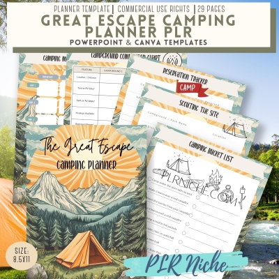 Great Escape Camping Planner PLR
