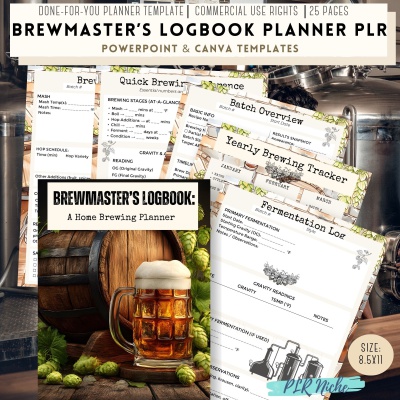 Brewmaster's Logbook Planner PLR