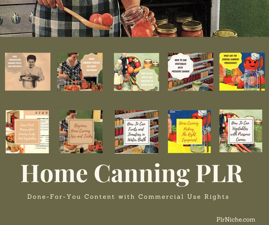 Home Canning PLR Graphics2