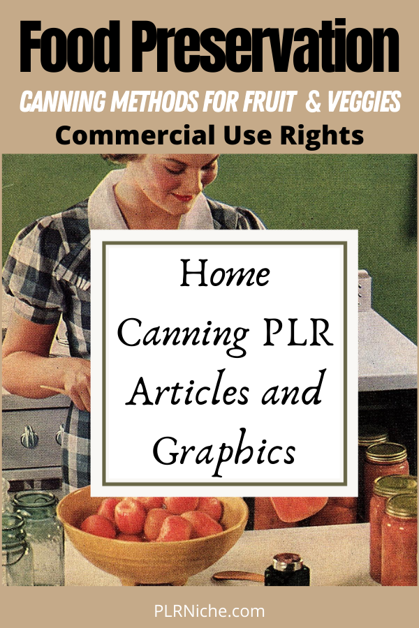 Home Canning PLR Pin