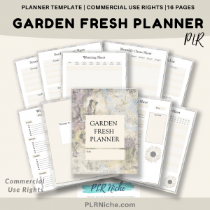 Garden Fresh Planner PLR