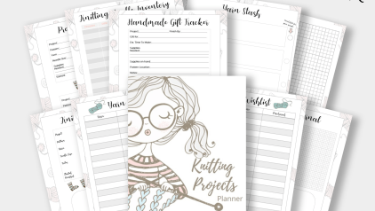 Knitting Projects Planner PLR Product
