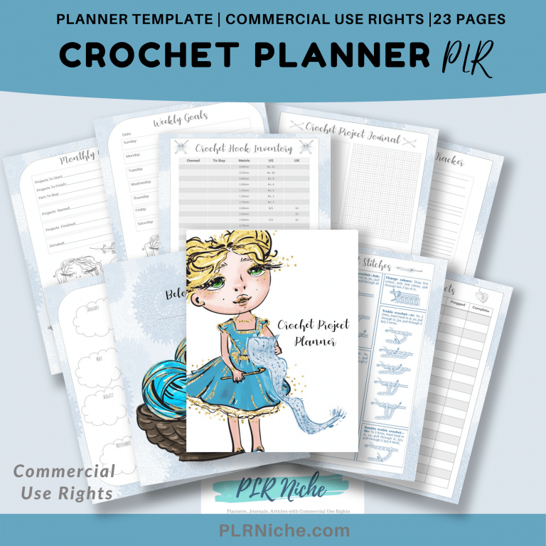 Crochet Planner PLR