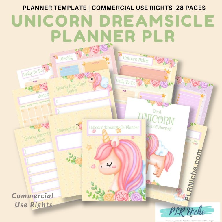 Unicorn Dreamsicle Planner Pic