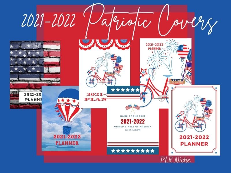 Patriotic Planner PLR Backgrounds