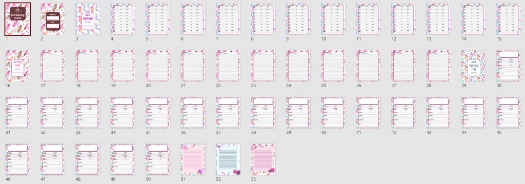 Planner Pages