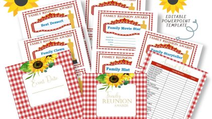 Awards Family Reunion Template PLR