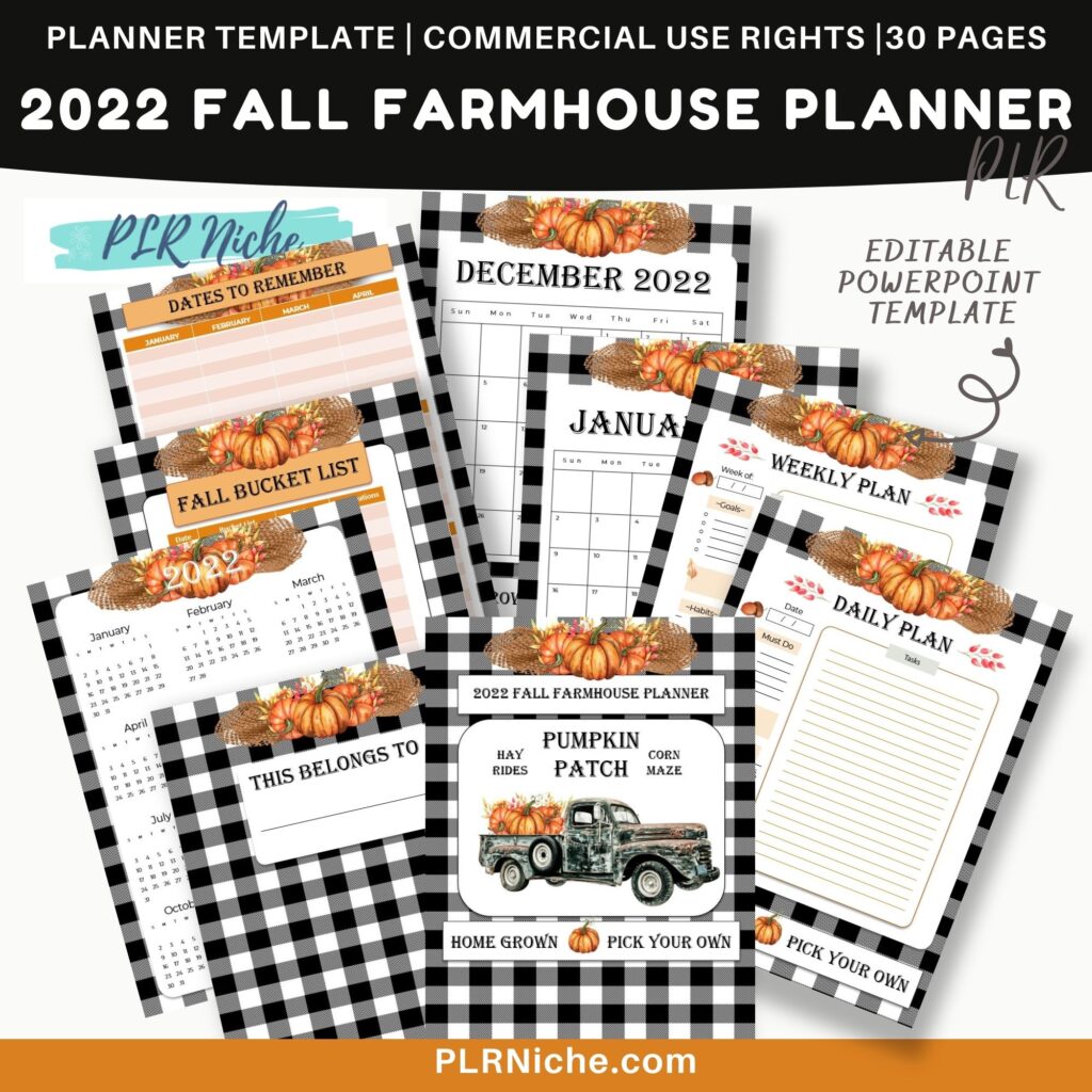 2022 Fall Farmhouse Planner