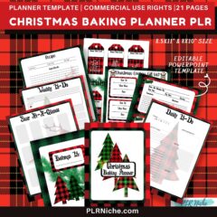 Christmas Baking Planner PLR