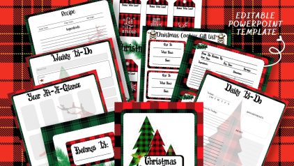 Christmas Baking Planner PLR