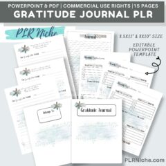 GratitudeJournal PLR 15 Pages