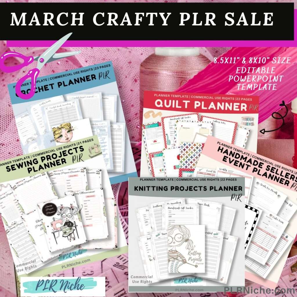 March PLR Crafty Sale