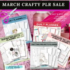March PLR Crafty Sale