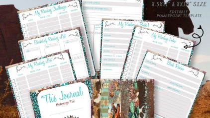 Western Book Log Journal PLR 37 Pages