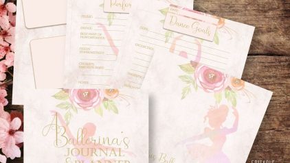 A Ballerina Journal & Planner PLR