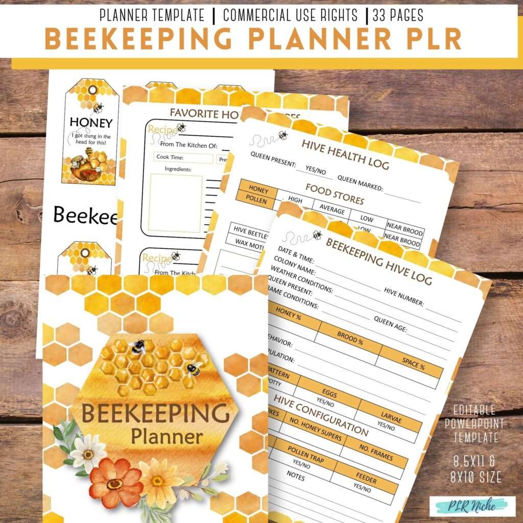 Beekeeping planner plr