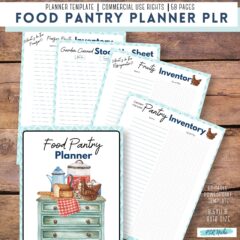Food Pantry Planner plr