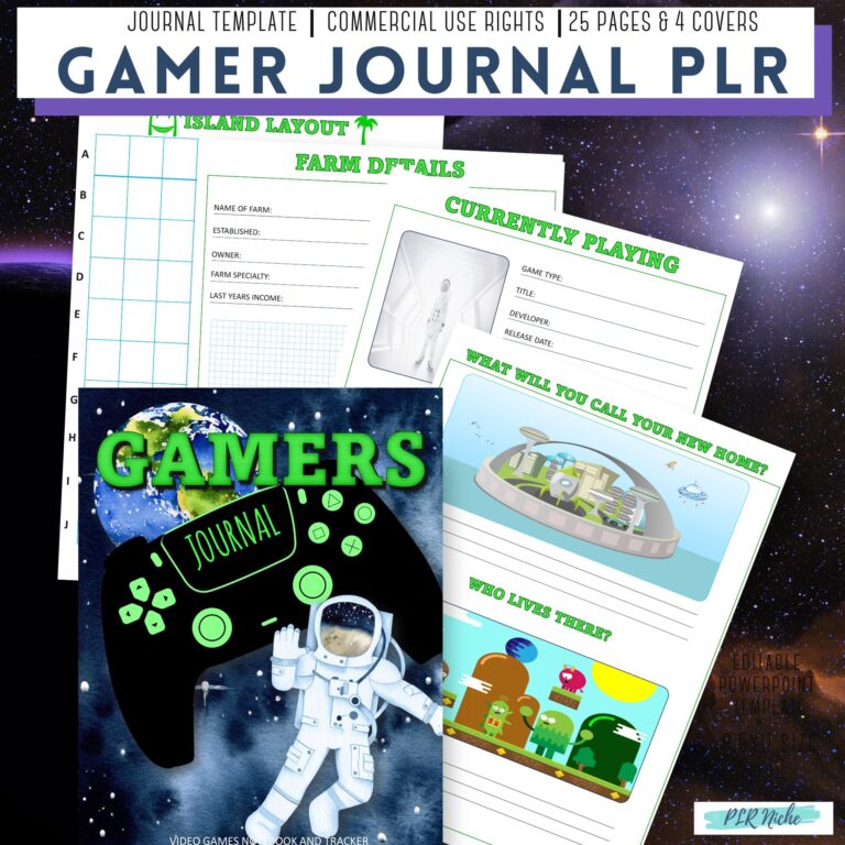 GAMERS Journal PLR