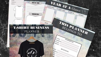 T-Shirt Business Planner PLR