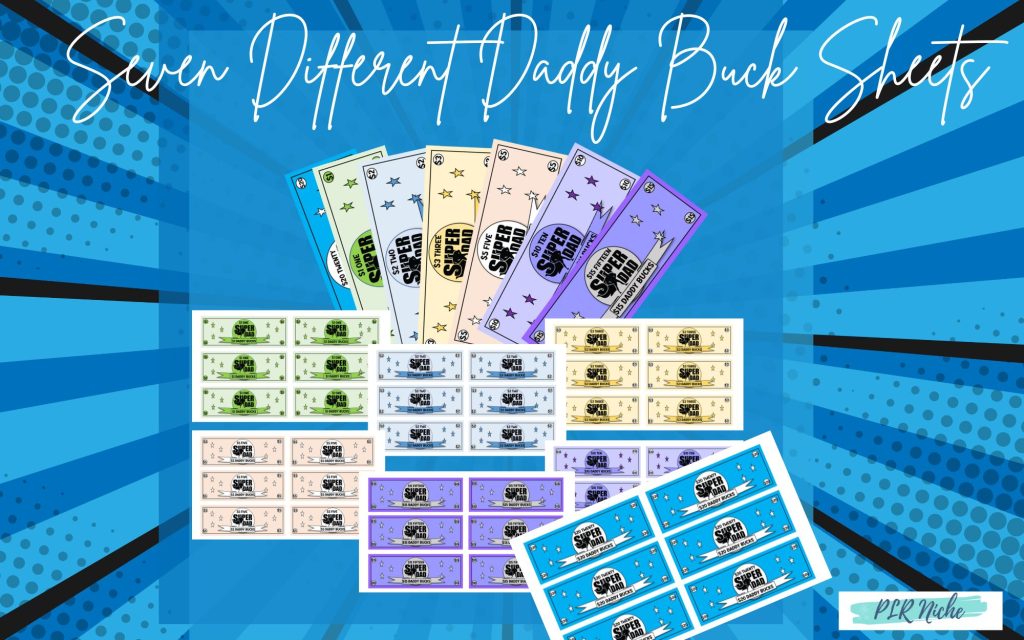 Daddy Bucks Templates