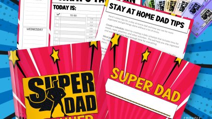 Super Dad Planner PLR Pic