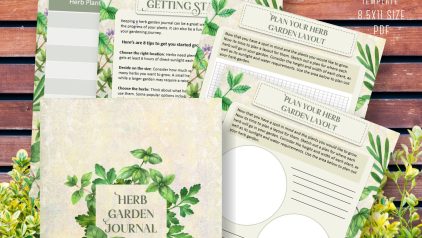 Herb Garden Journal PLR
