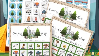 Camping Bingo Game