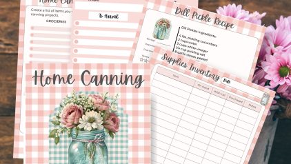 Home Canning Planner PLR