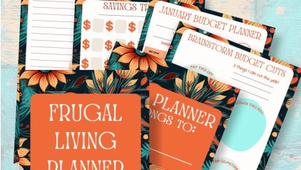 Frugal Living Planner PLR