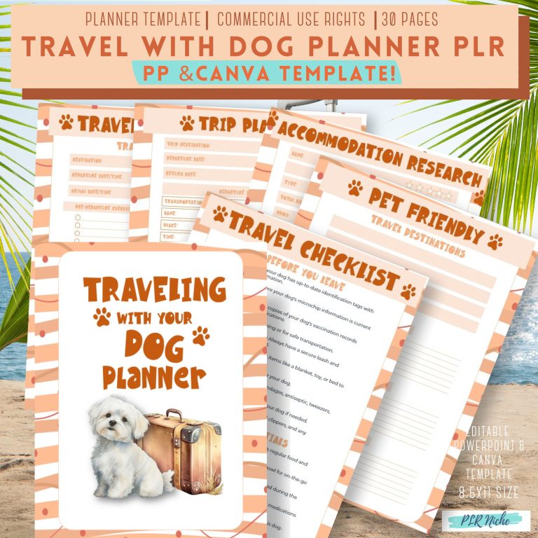 Traveling With Your Dog Planner PLR