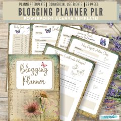 Blogging Planner PLR PLRniche